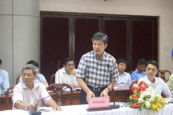Chủ tịch Hiệp hội chăn nuôi Đồng Nai Nguyễn Trí Công nêu ý kiến