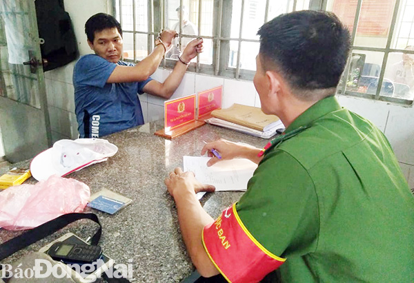 Hồ Văn Cường bị bắt giữ sau khi phát hiện lấy trộm xe