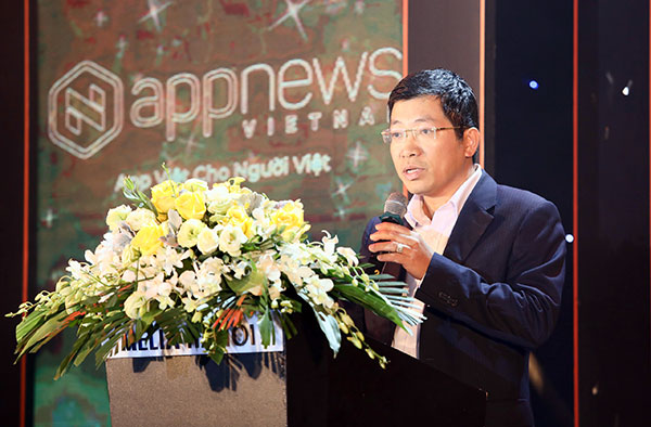 Cục trưởng Cục Báo chí Lưu Đình Phúc phát biểu tại lễ ra mắt