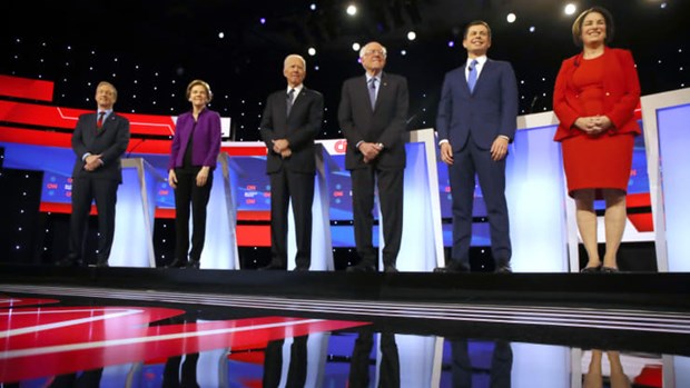 6 ứng cử viên tổng thống của đảng Dân chủ Mỹ. (Nguồn: Getty Images)