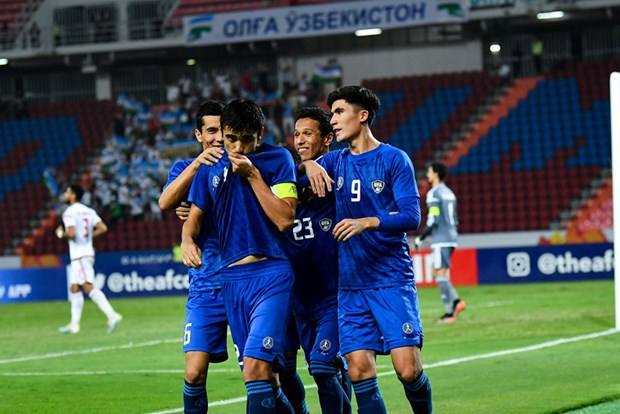 Các cầu thủ U23 Uzbekistan. (Nguồn: AFC)