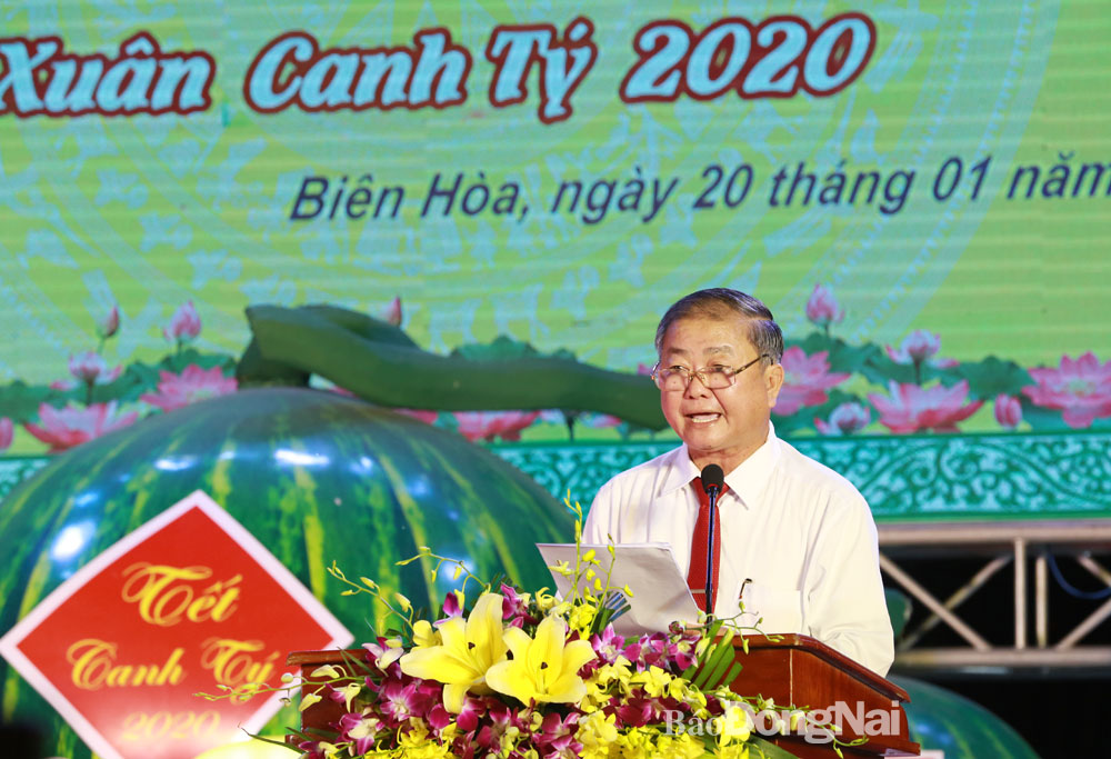 Phó chủ tịch UBND TP.Biên Hòa Phan Chí Cường phát biểu khai mạc