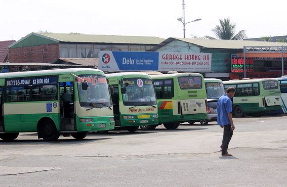 Xe buýt tại Bến xe Đồng Nai