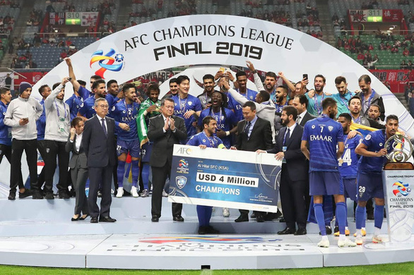 CLB Al- Hilal - Nhà vô địch AFC Champions League 2019 - nhận 4 triệu USD tiền thưởng từ AFC