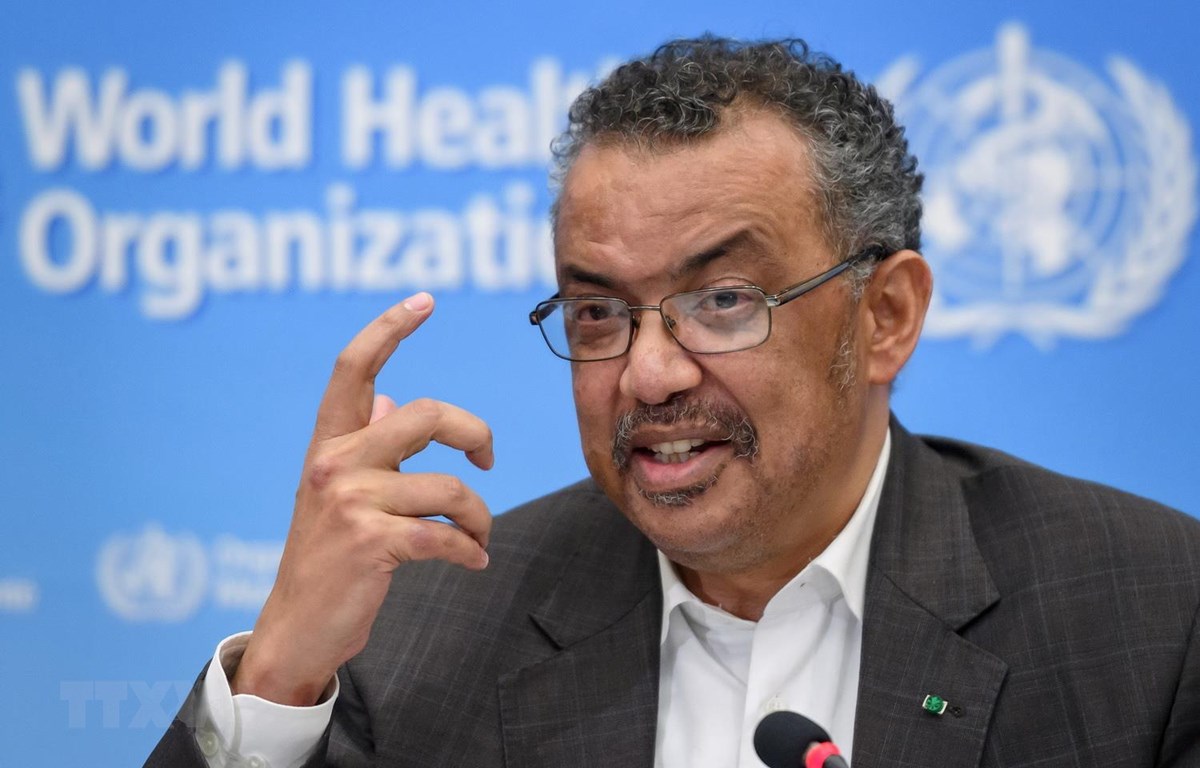 Tổng Giám đốc Tổ chức Y tế Thế giới (WHO) Tedros Adhanom Ghebreyesus. (Ảnh: AFP/TTXVN)