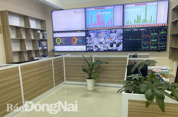 Phòng điều hành bệnh án điện tử của Bệnh viện đa khoa khu vực Long Khánh