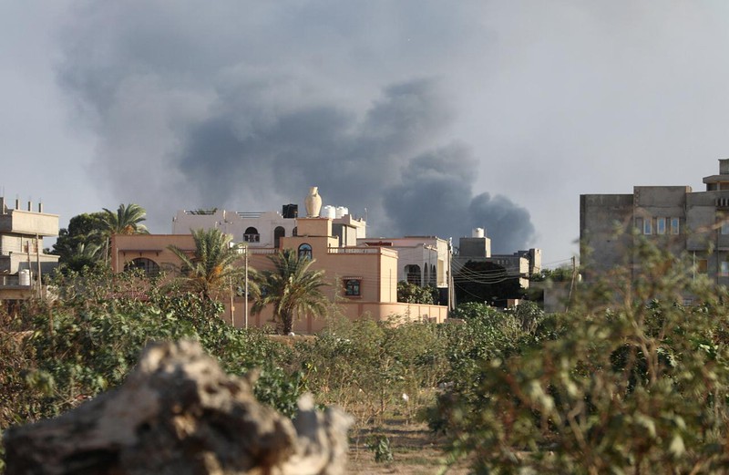 Giao tranh ở Libya. Ảnh: Reuters