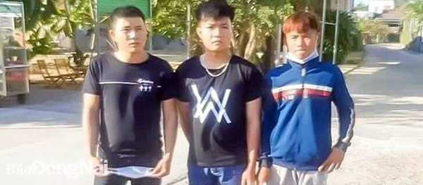 Từ trái qua phải 3 đối tượng Nguyễn Thanh Bình và Đỗ Đăng Quang, Trần Thái Dương