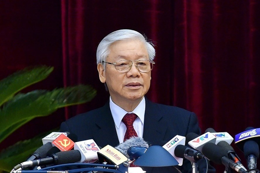 Tổng Bí thư, Chủ tịch Nước Nguyễn Phú Trọng. Ảnh Nhật Bắc