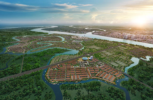 Phối cảnh Khu đô thị sinh thái thông minh Aqua City của Tập đoàn Novaland