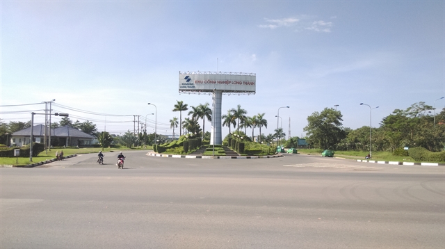 Entrance to the Long Thành Industrial Park in Đồng Nai Province. — Photo kland.vn