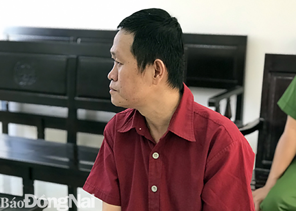 Bị cáo Nguyễn Hữu Mùi tại phiên tòa xét xử