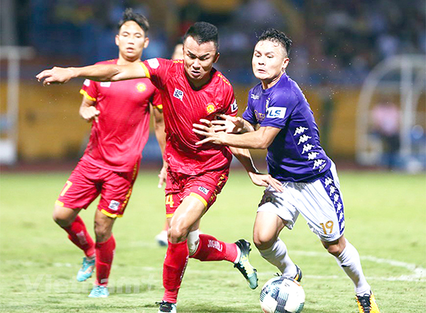 Tung Quang Hải vào sân ở hiệp 2, CLB Hà Nội thực sự rất muốn có chiến thắng trước Thanh Hóa cho cuộc đua ở giai đoạn 2