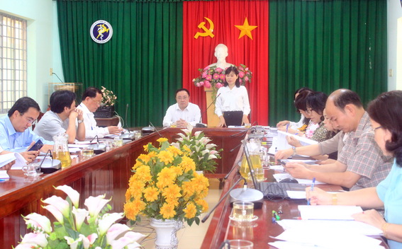 Trưởng Ban Văn hóa – xã hội HĐND tỉnh Nguyễn Thị Thu Hiền kết luận tại buổi giám sát.