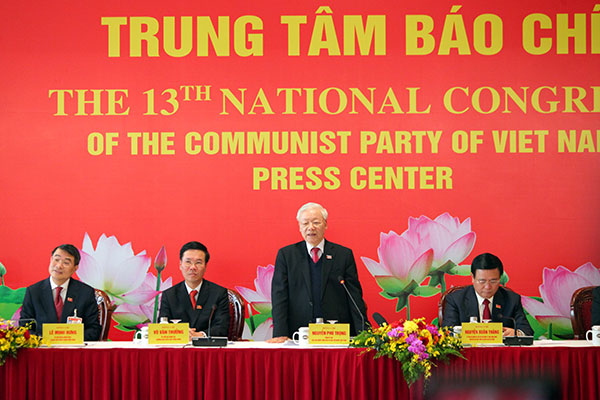 Tổng bí thư Nguyễn Phú Trọng chủ trì họp báo