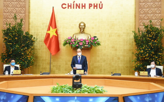 Thủ tướng Nguyễn Xuân Phúc phát biểu mở đầu cuộc họp
