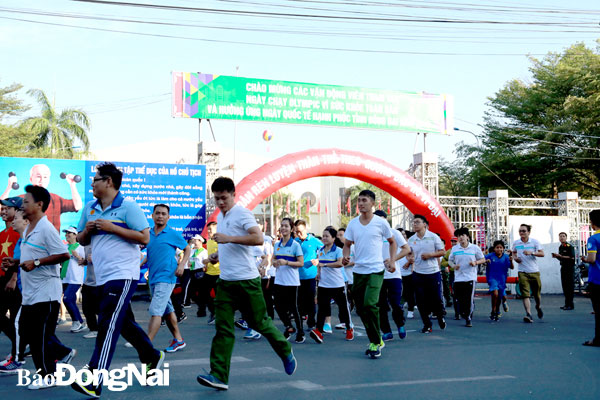 Ngày chạy Olympic đã trở thành ngày hội thể thao trên cả nước vào tháng 3 hằng năm