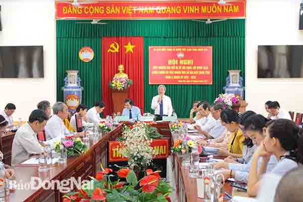 Ban Thường trực Ủy ban MTTQ Việt Nam tỉnh tổ chức Hội nghị hiệp thương lần 3 nhằm lập danh sách người đủ tiêu chuẩn ứng cử đại biểu Quốc hội khóa XV và HĐND tỉnh nhiệm kỳ 2021-2026