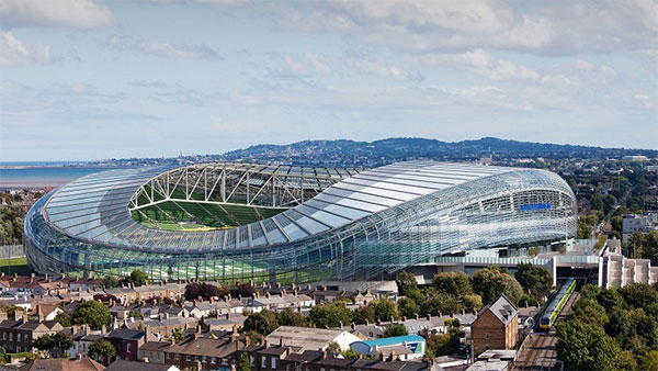 Sân Aviva tại thủ đô Dublin của Ireland