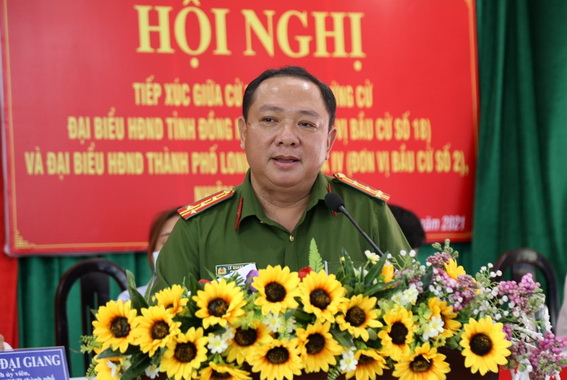 Ứng cử viên đơn vị bầu cử số 18 báo cáo chương trình hành động với cử tri TP.Long Khánh