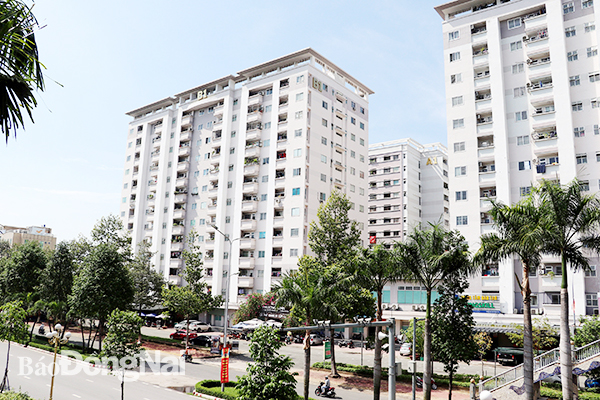 Dự án Nhà ở xã hội P.Quang Vinh (TP.Biên Hòa) là một trong số ít dự án hoàn thành cho người thu nhập thấp thuê