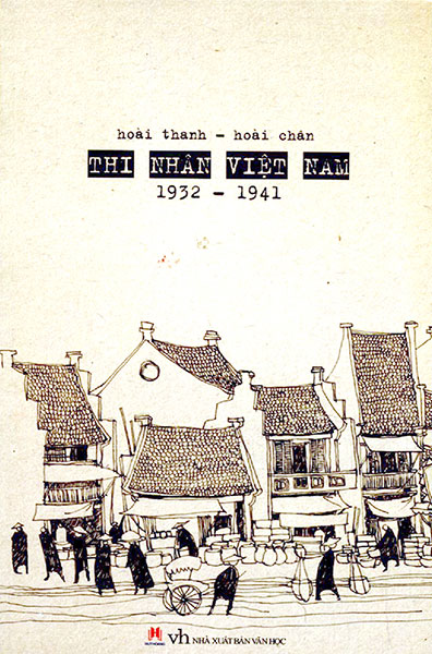 Một bìa sách Thi nhân Việt Nam do NXB Văn học ấn hành