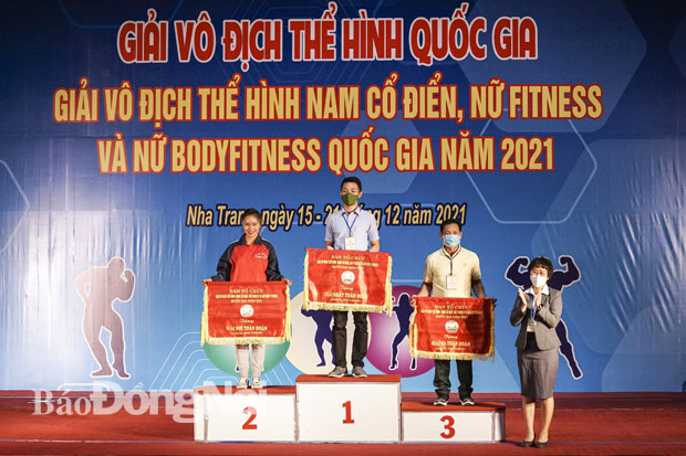 Đồng Nai xếp hạng nhì toàn đoàn giải vô địch Thể hình nam cổ điển, nữ fitness và nữ body fitness quốc gia 2021 tại Khánh Hòa