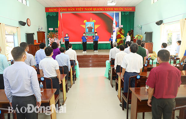 Quang cảnh lễ khai mạc Đại hội TDTT H.Tân Phú lần VI