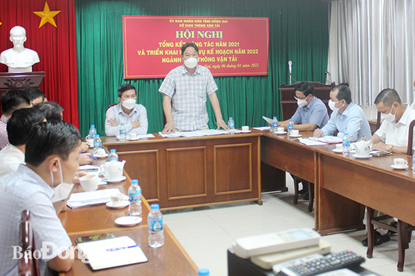 Đoàn công tác của Tổng cục Đường bộ Việt Nam làm việc với Sở  GT-VT và các đơn vị liên quan.