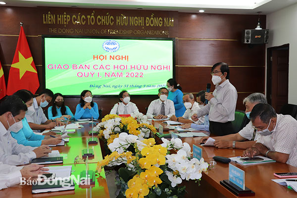 Quang cảnh hội nghị nội dung trọng tâm cần trong công tác thông tin đối ngoại năm 2022. Ảnh: H.Yến