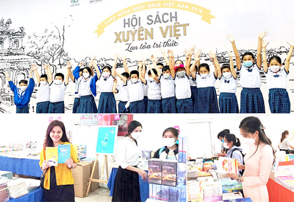 Bạn đọc và thiếu nhi đến với Hội sách xuyên Việt chào mừng Ngày Sách và văn hóa đọc Việt Nam 2022