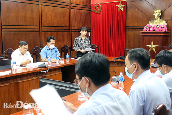 Giám đốc Sở Công thương Trương Thị Mỹ Dung phát biểu kết luận