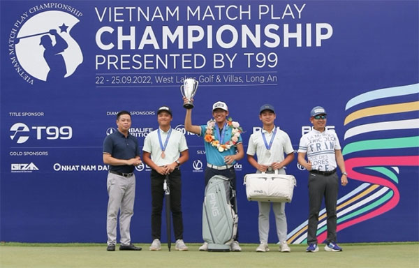 Lê Khánh Hưng vô địch bảng nam Giải golf đối kháng quốc gia năm 2022