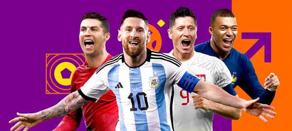 Messi, Lewandowski, Ronaldo và Mbappé được chờ đợi nhất tại World Cup 2022