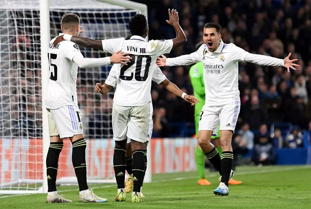 Real Madrid dễ dàng hạ gục Chelsea với cùng tỷ số 2-0 sau 2 lượt trận