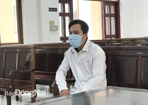 Bị cáo Linh tại phiên tòa xét xử