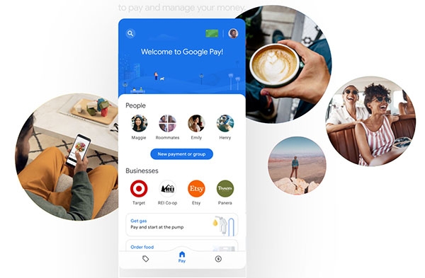 Google Pay là nền tảng thanh toán điện tử mạnh mẽ của Google nhưng chưa có mặt tại Việt Nam. Ảnh chụp màn hình Google