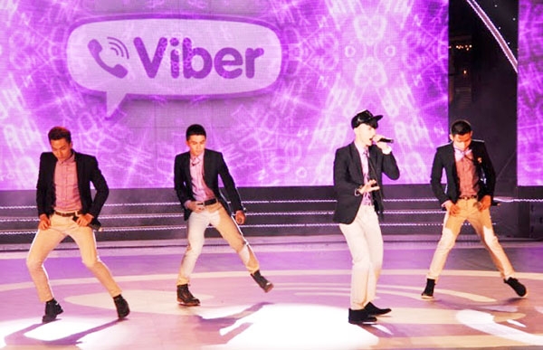 Viber từng có màn ra mắt khá hoành tráng tại Việt Nam năm 2014. Ảnh: Viber
