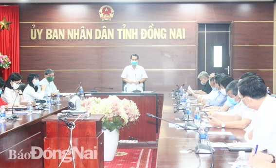 Phó chủ tịch UBND tỉnh Thái Bảo chỉ đạo tại cuộc họp