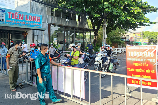 TP.Biên Hòa: Kiểm soát chặt người ra, vào các phường đang phong tỏa - Vimarsana News
