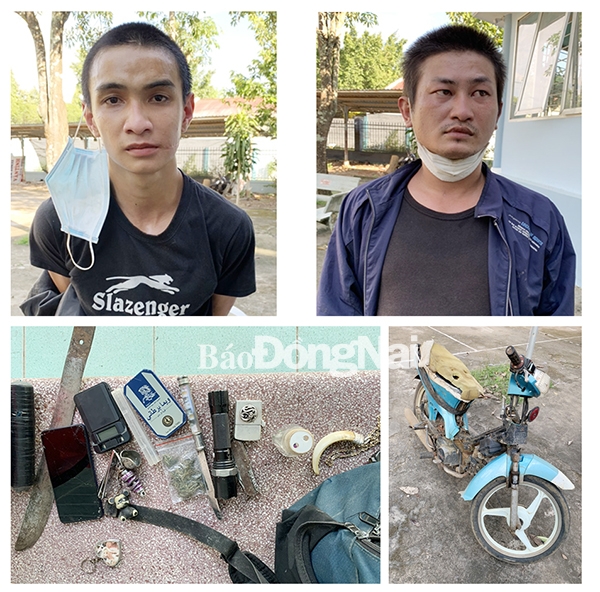 Hai đối tượng thực hiện hành vi cướp giật bị công an H.Tân Phú bắt giữ giao cho Công an tỉnh Lâm Đồng xử lý