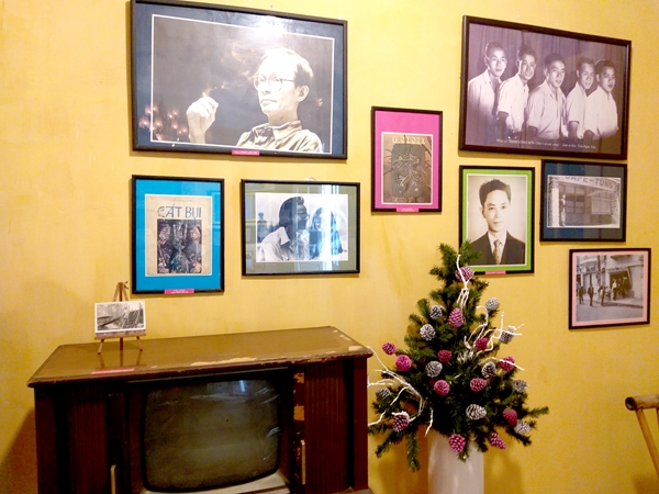 Góc trưng bày về nhạc sĩ Trịnh Công Sơn