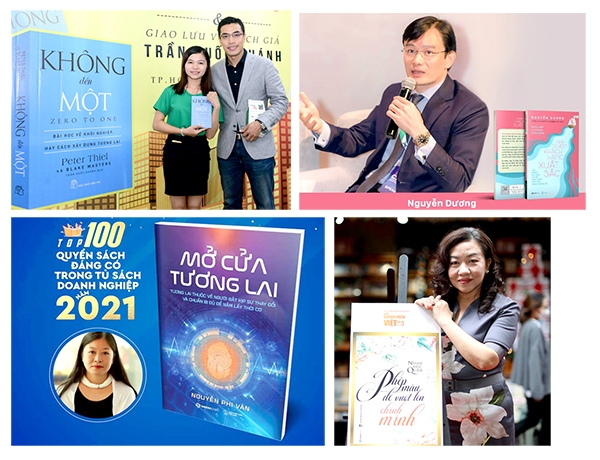 Các tác giả Nguyễn Phi Vân, Nguyễn Dương, Nhan Húc Quân, dịch giả Trần Quốc Khánh có sách trong  Top 10 quyển sách đáng đọc năm 2021 dành cho doanh nhân