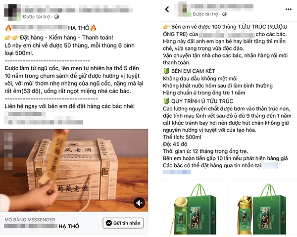 Quảng cáo rượu trên 15 độ tràn lan trên mạng xã hội - Báo Đồng Nai điện tử