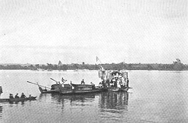 Sông Đồng Nai ở Biên Hòa - Ảnh từ sách Nam kỳ và cư dân