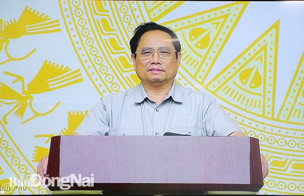 Thủ tướng Chính phủ Phạm Minh Chính phát biểu kết luận phiên họp