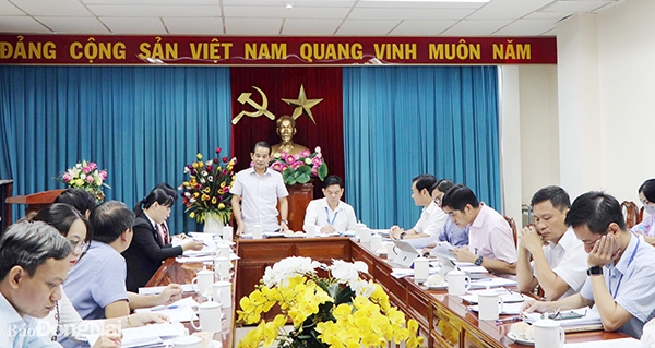 Chủ tịch HĐND tỉnh Thái Bảo phát biểu chỉ đạo tại buổi làm việc