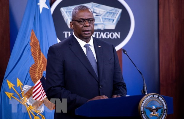 Bộ trưởng Quốc phòng Mỹ Lloyd Austin. Ảnh: AFP/TTXVN
