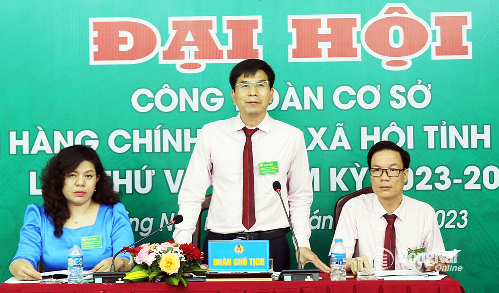 Ông Nguyễn Sỹ Cường tái đắc cử Chủ tịch Công đoàn cơ sở Ngân hàng Chính sách xã hội chi nhánh tỉnh