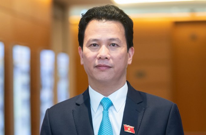 Ông Đặng Quốc Khánh tại nhà Quốc hội, ngày 22-5